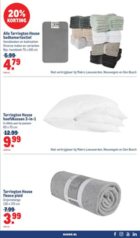 Tarrington House fleece plaid aanbieding bij Makro – geldig van 25.02.2026 t/m 10.03.2026