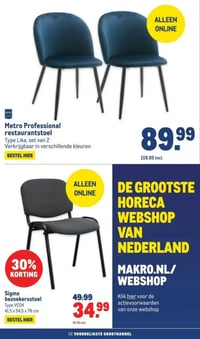 Sigma bezoekersstoel aanbieding bij Makro – geldig van 28.01.2026 t/m 10.02.2026