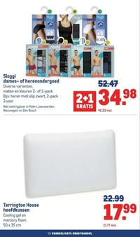 Tarrington House hoofdkussen aanbieding bij Makro – geldig van 28.01.2026 t/m 10.02.2026