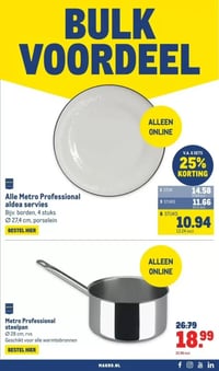 Metro Professional steelpan aanbieding bij Makro – geldig van 28.01.2026 t/m 10.02.2026
