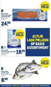 Metro Chef vannamei garnalen ASC aanbieding bij Makro – geldig van 30.12.2025 t/m 13.01.2026