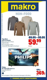 Hugo Boss polo of sweater aanbieding bij Makro – geldig van 30.12.2025 t/m 13.01.2026