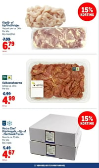 Kipdij- of kipfiletblokjes aanbieding bij Makro – geldig van 30.12.2025 t/m 13.01.2026