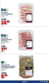 Metro Chef varkensschouder-karbonade aanbieding bij Makro – geldig van 30.12.2025 t/m 13.01.2026