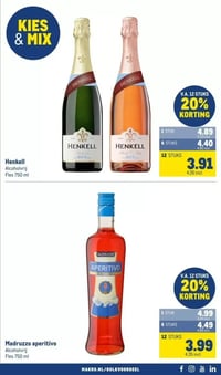 Henkell Alcoholvrij aanbieding bij Makro – geldig van 30.12.2025 t/m 13.01.2026