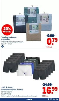 Tarrington House handdoek aanbieding bij Makro – geldig van 30.12.2025 t/m 13.01.2026