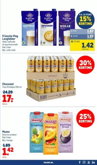 Chocomel Tray 24 blikjes 250 ml aanbieding bij Makro – geldig van 30.12.2025 t/m 13.01.2026
