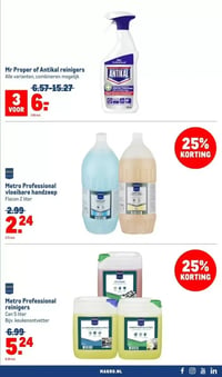 Metro Professional reinigers aanbieding bij Makro – geldig van 30.12.2025 t/m 13.01.2026