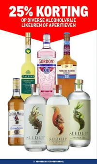 DIVERSE ALCOHOLVRIJE LIKEUREN OF APERITIEVEN aanbieding bij Makro – geldig van 30.12.2025 t/m 13.01.2026