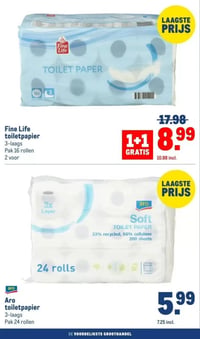 Aro toiletpapier aanbieding bij Makro – geldig van 30.12.2025 t/m 13.01.2026