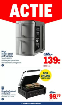 Ninja double stack airfryer XXL aanbieding bij Makro – geldig van 30.12.2025 t/m 13.01.2026