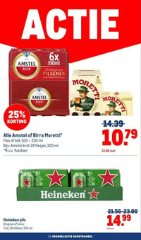 Alle Amstel of Birra Moretti* aanbieding bij Makro – geldig van 30.12.2025 t/m 13.01.2026