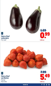 Metro Chef aardbeien aanbieding bij Makro – geldig van 31.03.2026 t/m 06.04.2026