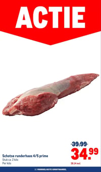 Schotse runderhaas 4/5 prime aanbieding bij Makro – geldig van 31.03.2026 t/m 06.04.2026
