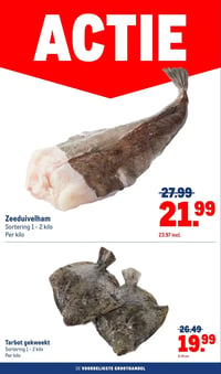 Tarbot gekweekt aanbieding bij Makro – geldig van 31.03.2026 t/m 06.04.2026