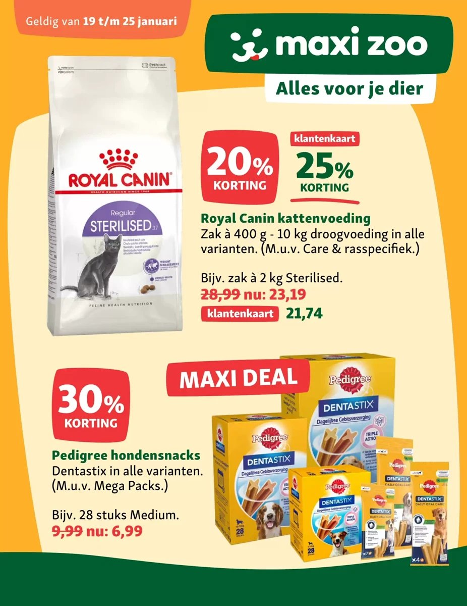 Maxi Zoo folder – pagina 1