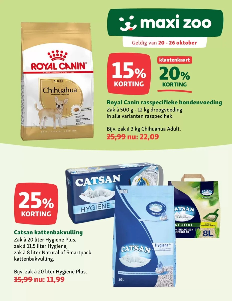 Maxi Zoo folder – pagina 1
