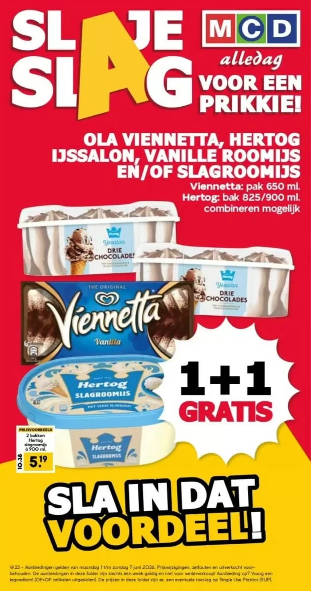 MCD Supermarkt folder – pagina 1