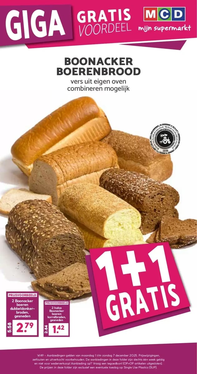 MCD Supermarkt folder – pagina 1