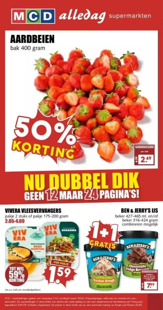 MCD Supermarkt folder – pagina 1