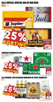 ALLE JUPILER, HERTOG JAN OF BUD BIER aanbieding bij Mcd-supermarkt – geldig van 06.04.2026 t/m 12.04.2026