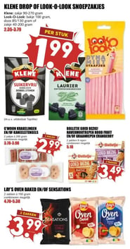 Klene: zakje 90-270 gram aanbieding bij Mcd-supermarkt – geldig van 06.04.2026 t/m 12.04.2026