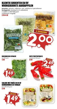 KLEINTJE GROENTEN EN/OF VOORGEKOOKTE AARDAPPELEN aanbieding bij Mcd-supermarkt – geldig van 09.02.2026 t/m 15.02.2026