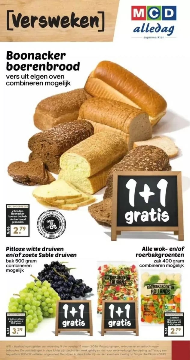 MCD Supermarkt folder – pagina 1
