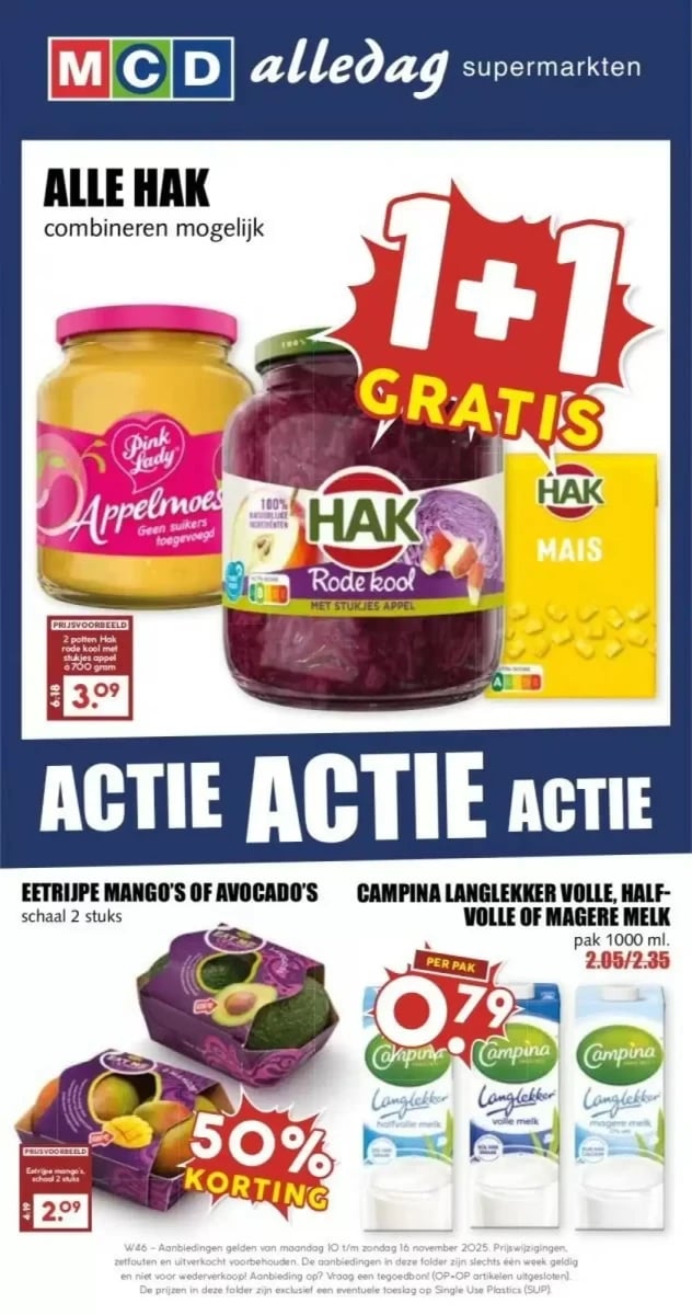 MCD Supermarkt folder – pagina 1
