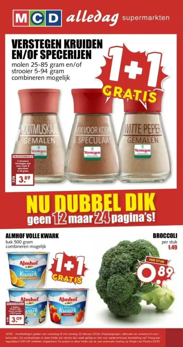 MCD Supermarkt folder – pagina 1