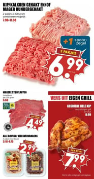 KIP/KALKOEN GEHAKT EN/OF MAGER RUNDERGEHAKT aanbieding bij Mcd-supermarkt – geldig van 16.02.2026 t/m 22.02.2026