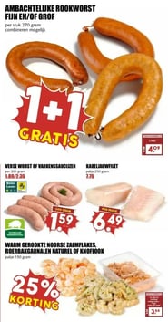 AMBACHTELIJKE ROOKWORST FIJN EN/OF GROF aanbieding bij Mcd-supermarkt – geldig van 16.02.2026 t/m 22.02.2026