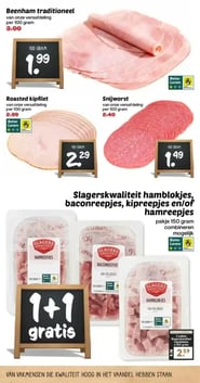 Slagerskwaliteit baconreepjes aanbieding bij Mcd-supermarkt – geldig van 16.03.2026 t/m 22.03.2026