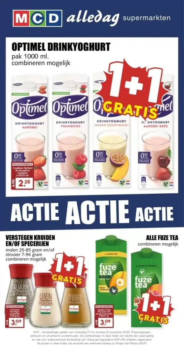 MCD Supermarkt folder – pagina 1