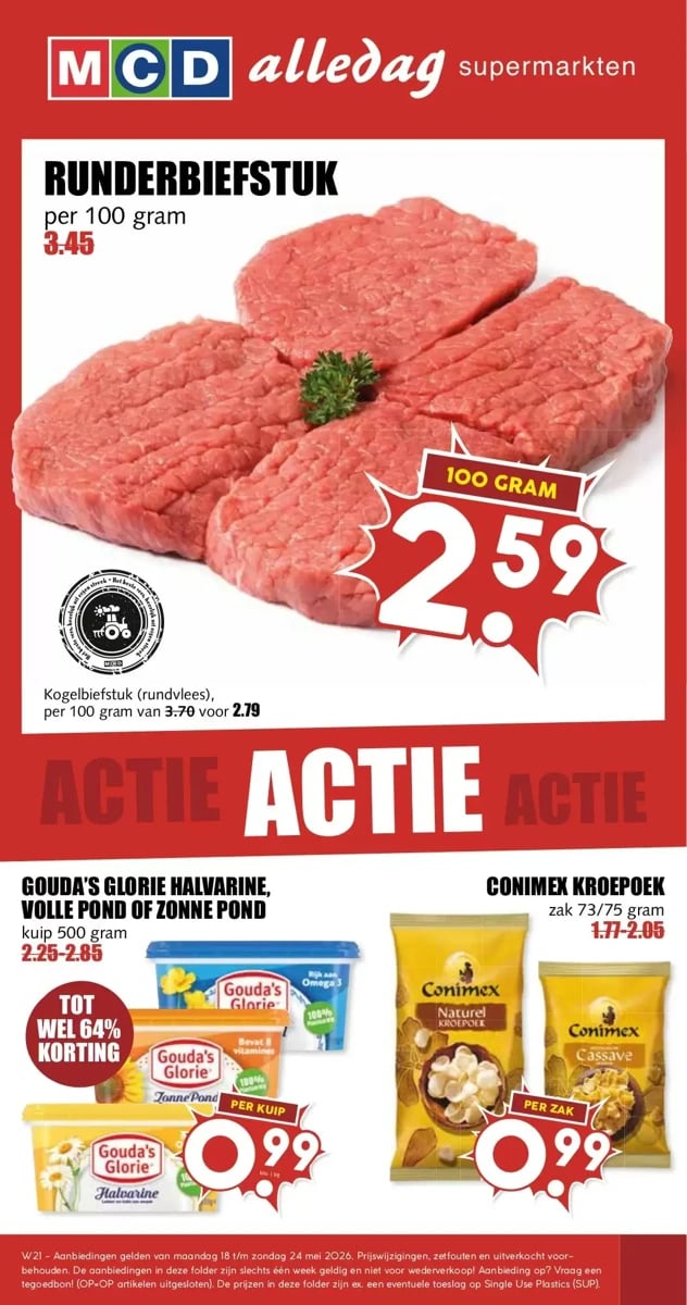 MCD Supermarkt folder – pagina 1
