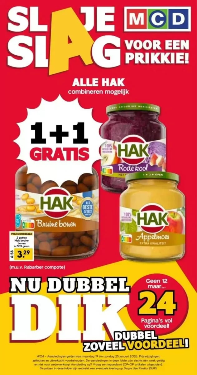 MCD Supermarkt folder – pagina 1