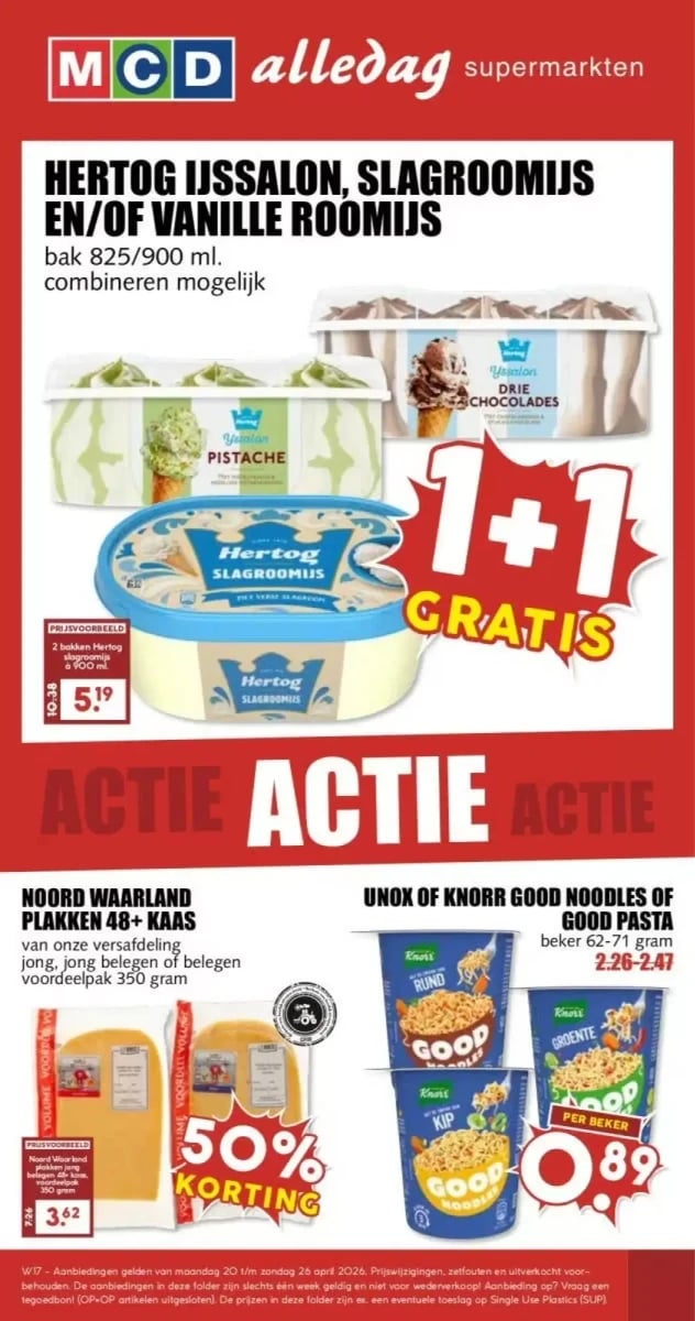MCD Supermarkt folder – pagina 1