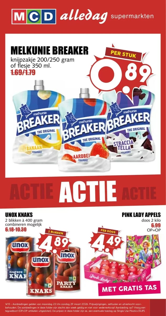 MCD Supermarkt folder – pagina 1