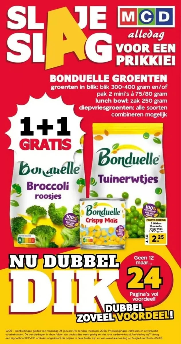 MCD Supermarkt folder – pagina 1
