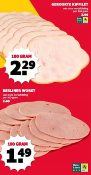 BERLINER WORST aanbieding bij Mcd-supermarkt – geldig van 26.01.2026 t/m 01.02.2026