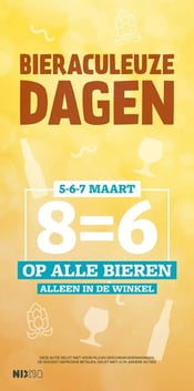 8=6 OP ALLE BIEREN aanbieding bij Mitra – geldig van 2026-03-05 t/m 2026-03-07