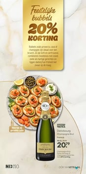 Dericbourg Champagne Brut aanbieding bij Mitra – geldig van 16.03.2026 t/m 05.04.2026
