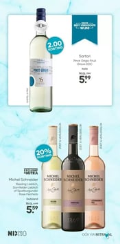 Sartori Pinot Grigio Friuli Grave DOC aanbieding bij Mitra – geldig van 25.01.2026 t/m 01.02.2026