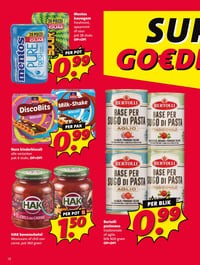 Nora kinderbiscuit alle varianten pak 6 stuks, OP=OP! aanbieding bij Nettorama – geldig van 01.06.2026 t/m 07.06.2026