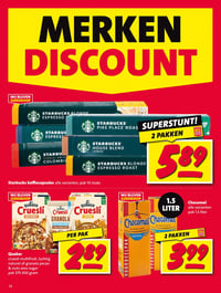 Starbucks koffiecapsules alle varianten, pak 10 stuks aanbieding bij Nettorama – geldig van 02.02.2026 t/m 08.02.2026
