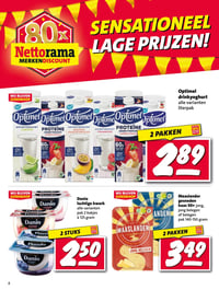 Optimel drinkyoghurt alle varianten literpak aanbieding bij Nettorama – geldig van 02.03.2026 t/m 08.03.2026