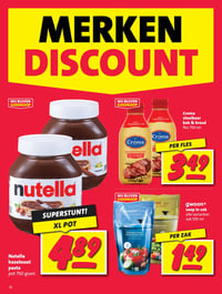 Nutella hazelnoot pasta pot 750 gram aanbieding bij Nettorama – geldig van 06.04.2026 t/m 12.04.2026