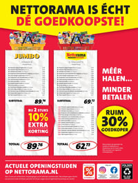 RUIM 30% GOEDKOPER aanbieding bij Nettorama – geldig van 06.04.2026 t/m 12.04.2026