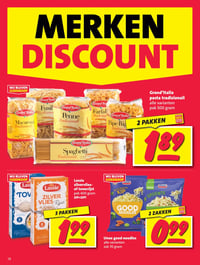 Grand'Italia pasta tradizionali alle varianten pak 500 gram aanbieding bij Nettorama – geldig van 09.02.2026 t/m 15.02.2026