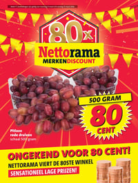 Pitloze rode druiven aanbieding bij Nettorama – geldig van 09.03.2026 t/m 15.03.2026